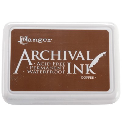 Ranger - Archival Ink pad couleur «Coffee»